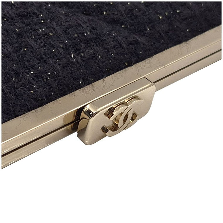 Chanel Tweed Evening Clutch
