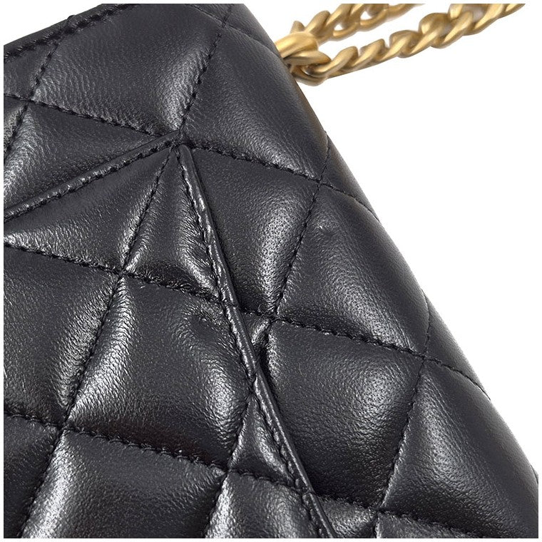 Chanel Lambskin Heartball WOC Crossbody Bag