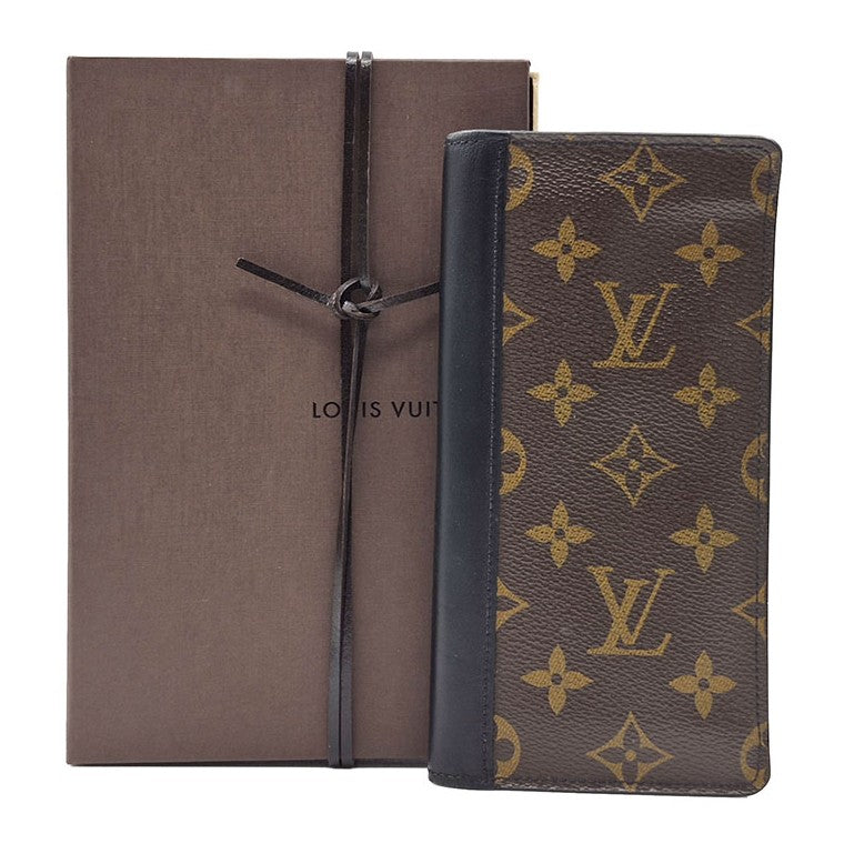 Louis Vuitton Monogram Macassar long wallet