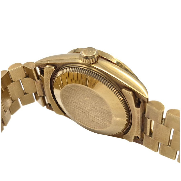 Rolex Dayjust Diamond Gold Watch (68278)