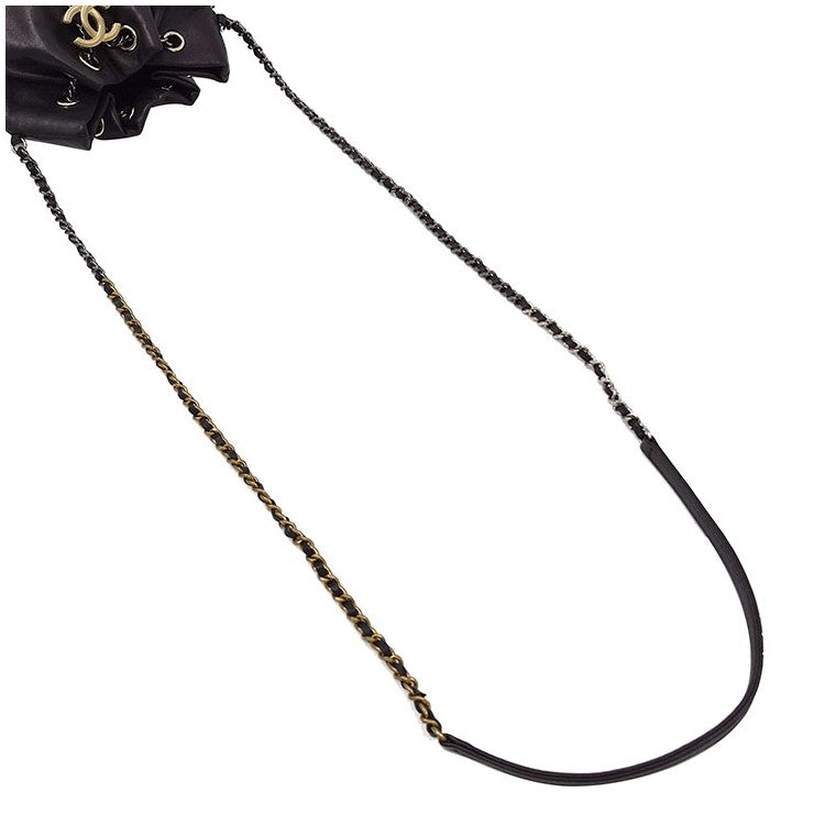Chanel Lambskin Python Gabrielle Pearl Bag