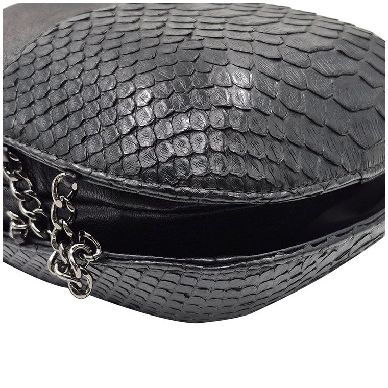 Chanel Lambskin Python Gabrielle Pearl Bag