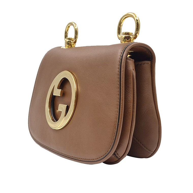 Gucci Round Interlocking G Blondie Shoulder Bag (698643)