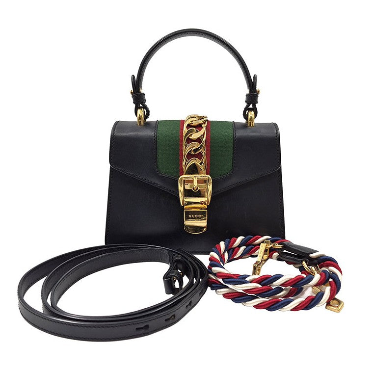 Gucci Sylvie Mini Tote Bag and Crossbody Bag (470270)