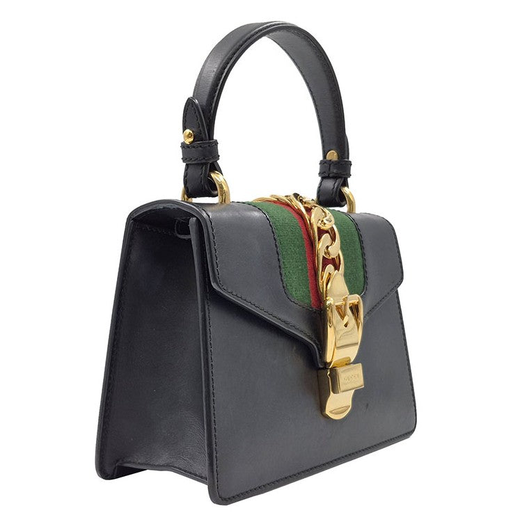 Gucci Sylvie Mini Tote Bag and Crossbody Bag (470270)