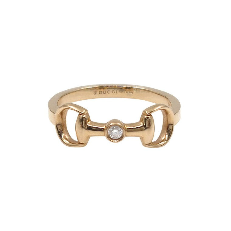 Gucci Horsebit 1P Diamond Ring (796168)