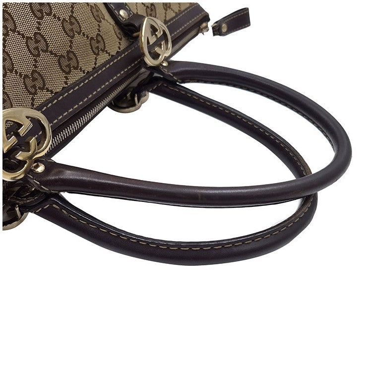 Gucci Jacquard Heart Shoulder Bag (257068)