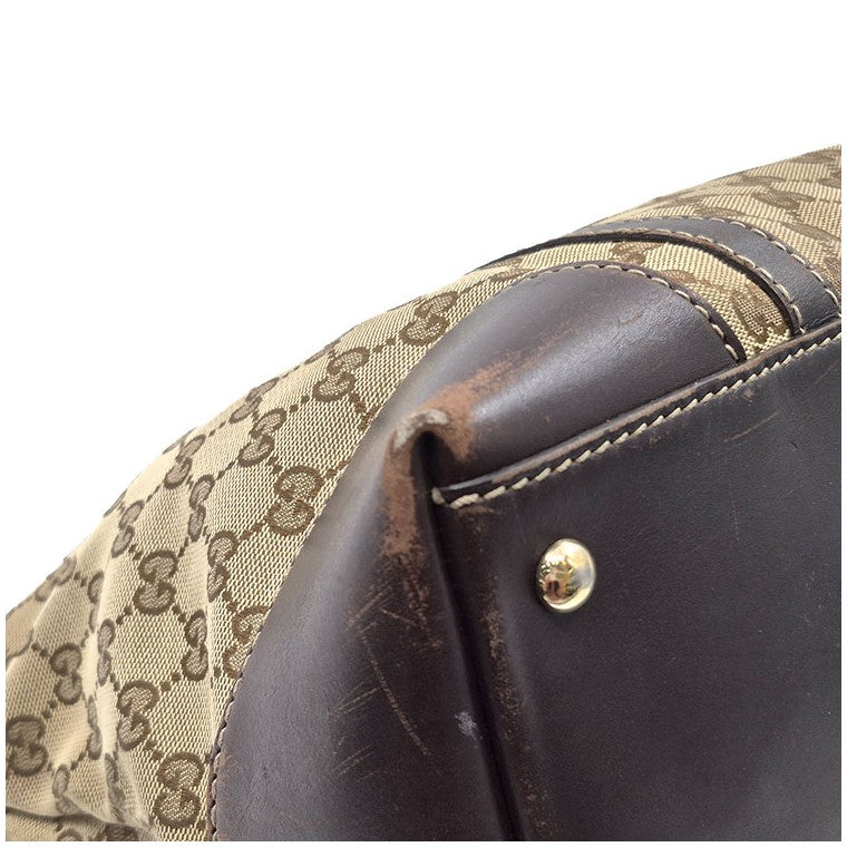 Gucci Jacquard Heart Shoulder Bag (257068)