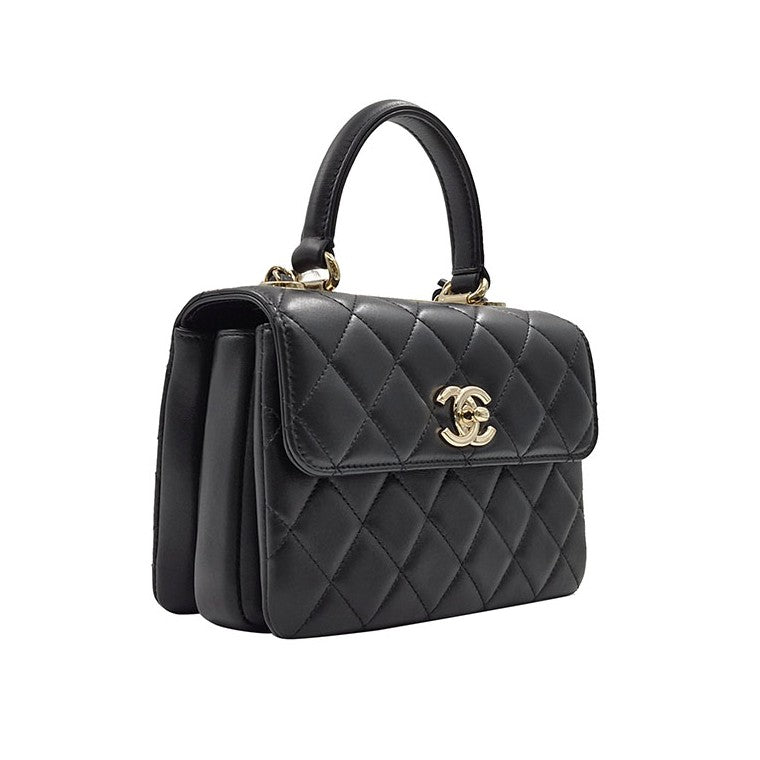 Chanel Lambskin Trendy CC New Mini Tote Bag and Shoulder Bag (AS4654)