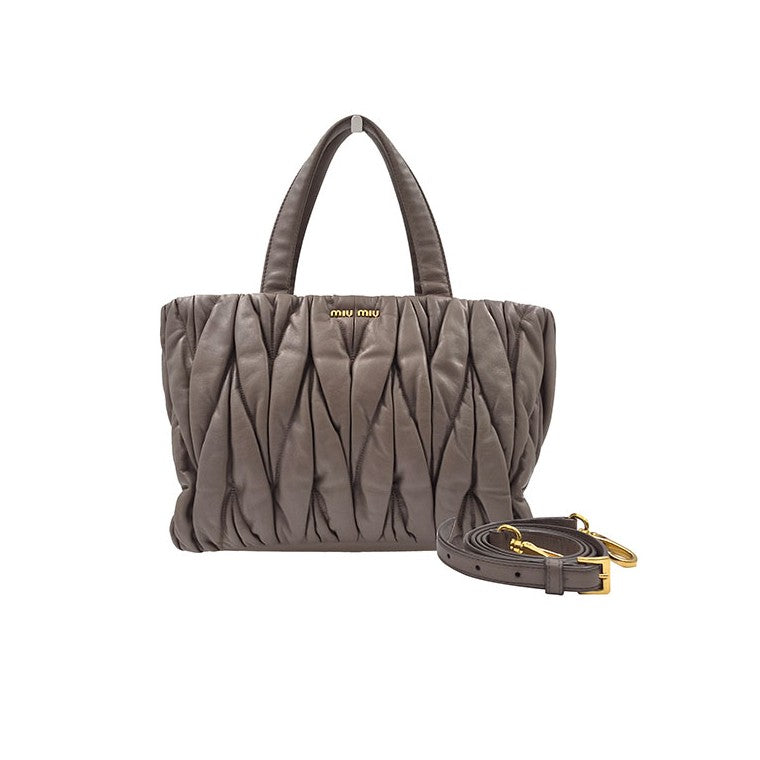 Miu Miu Matrasé Tote Bag and Shoulder Bag