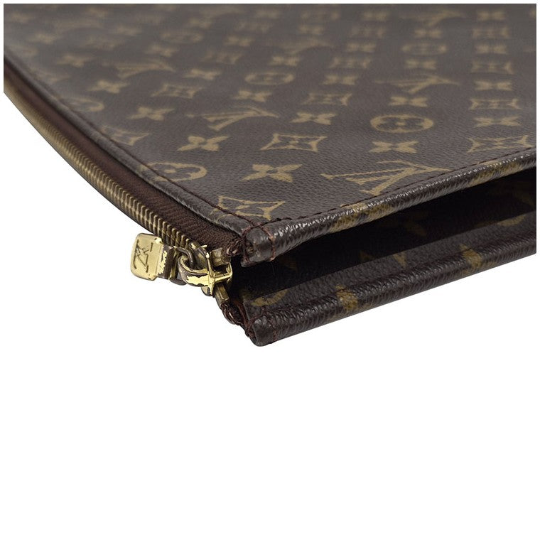 Louis Vuitton Monogram Pochette Document Clutch