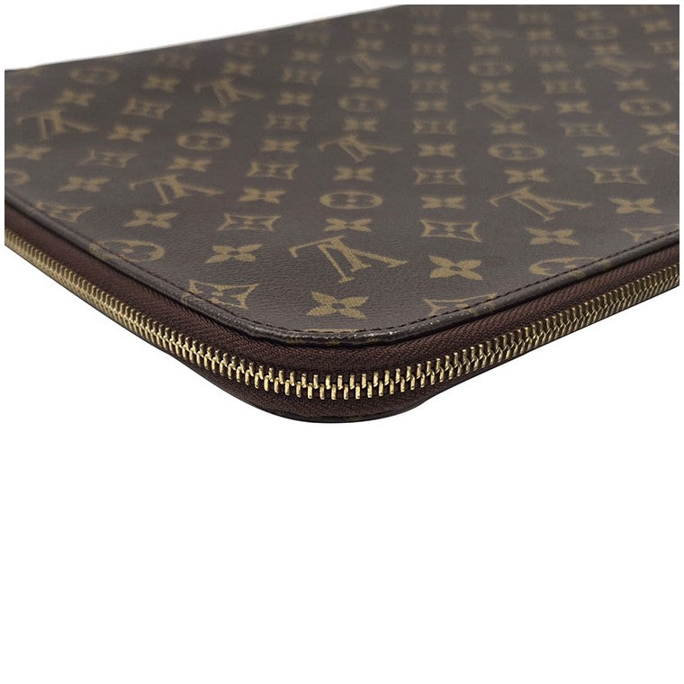Louis Vuitton Monogram Pochette Document Clutch