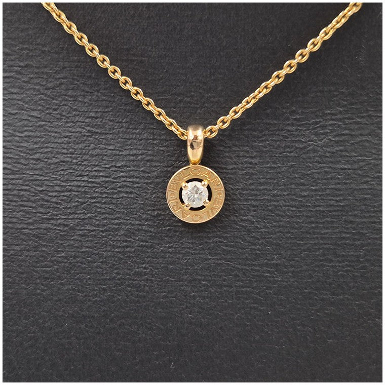 Bulgari 1p diamond necklace