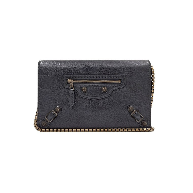 Balenciaga Giant Chain WOC Crossbody Bag (444056)