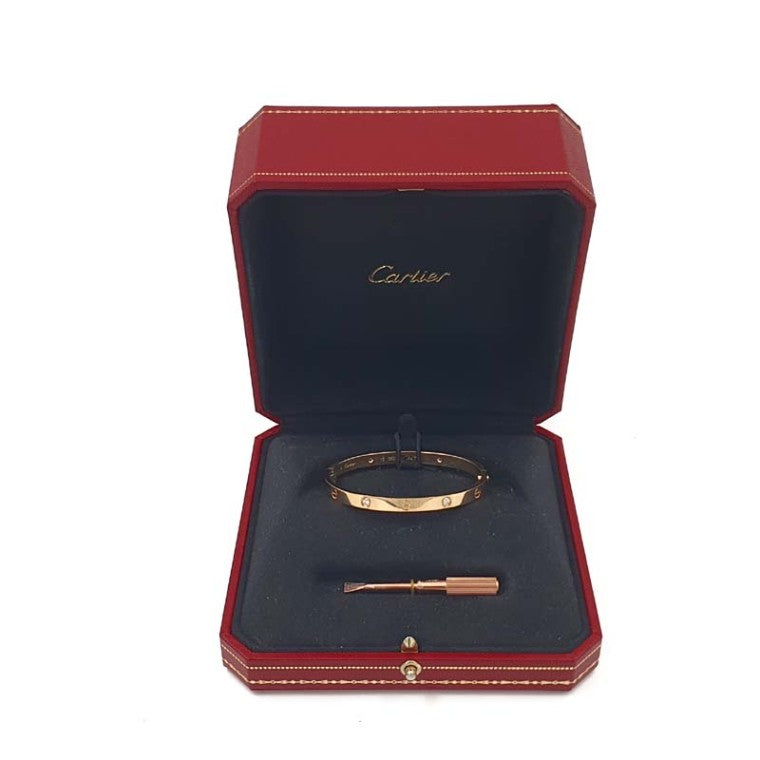 Cartier Love Bracelet Medium 4-Diamond Yellow (16)