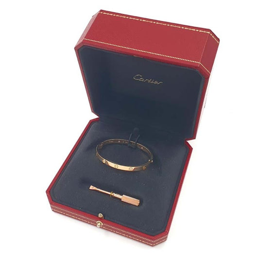 Cartier Love Bracelet Medium 4-Diamond Yellow (16)