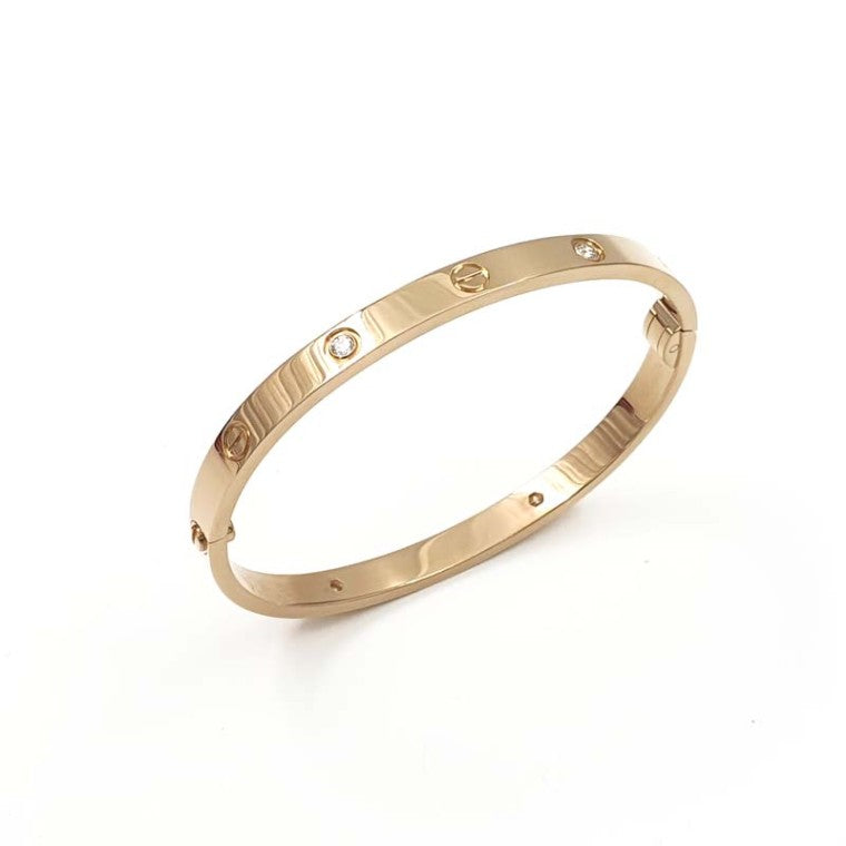 Cartier Love Bracelet Medium 4-Diamond Yellow (16)