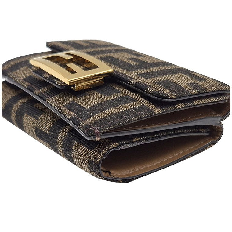 Fendi Trifold Fabric Wallet