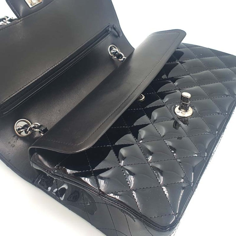 Chanel Patent Classic Medium