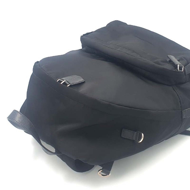 Prada Nylon Triangle Logo Backpack