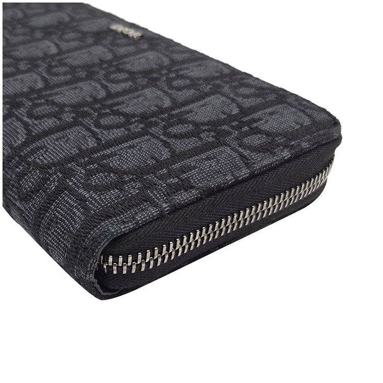 Christian Dior Oblique Zipper Long Wallet