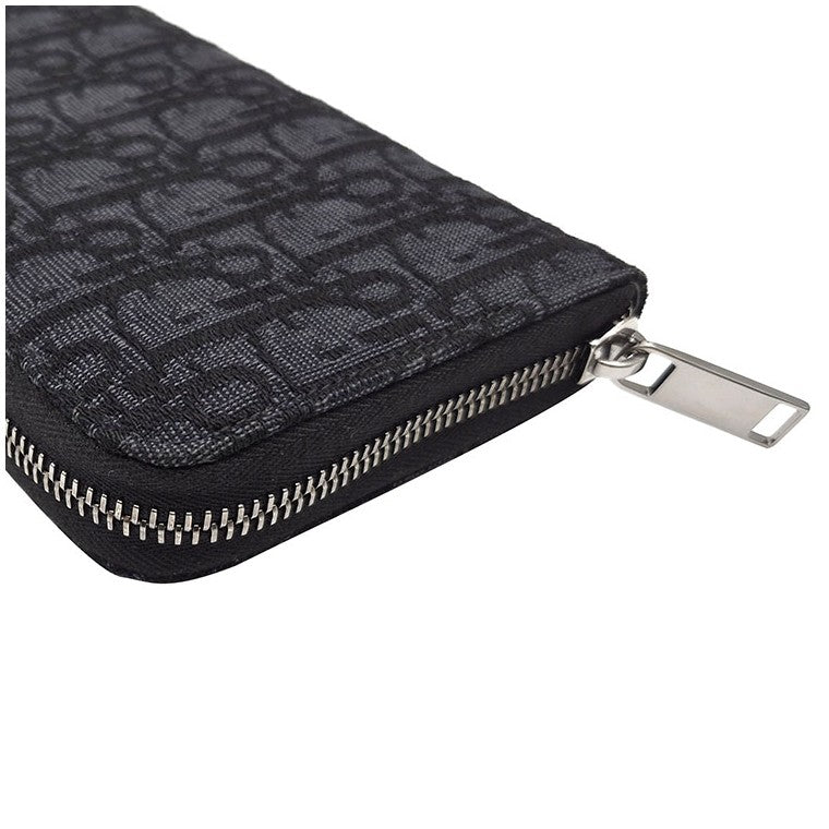 Christian Dior Oblique Zipper Long Wallet