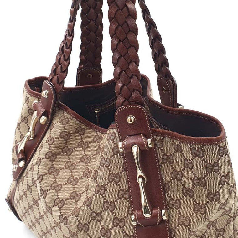 Gucci Jacquard Horsebit Shoulder 137621