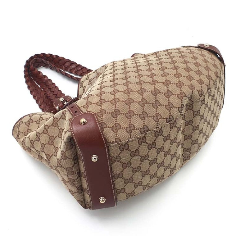 Gucci Jacquard Horsebit Shoulder 137621