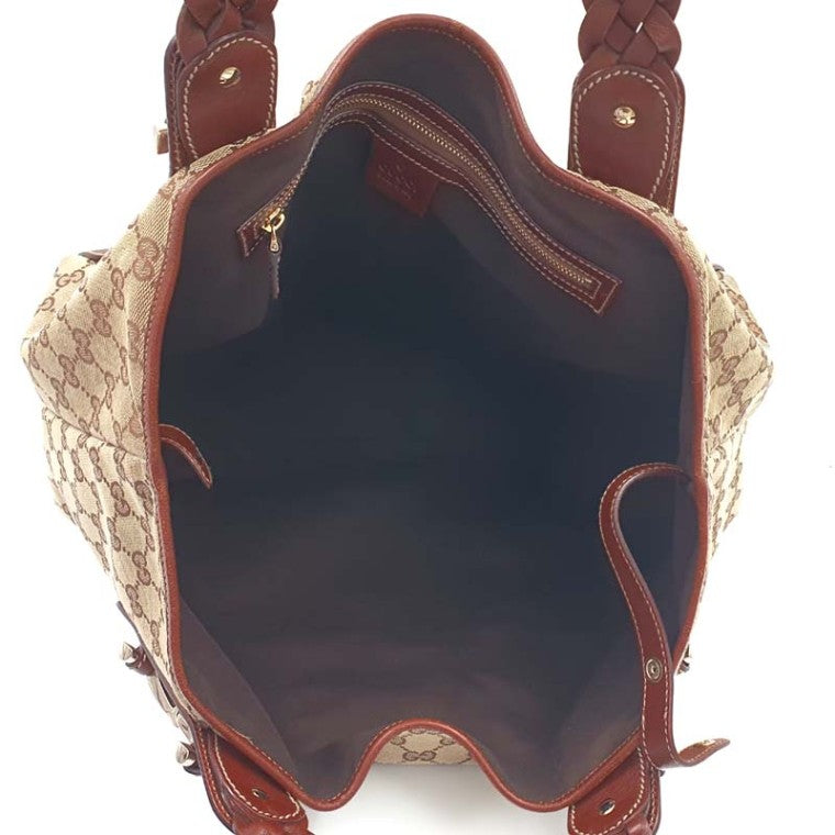 Gucci Jacquard Horsebit Shoulder 137621