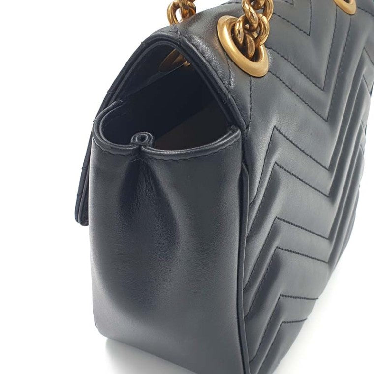 Gucci Marmont Matrasse Chain-in-Shoulder 739682
