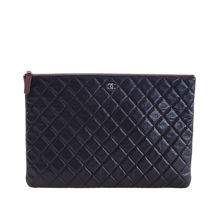 Chanel Caviar Clutch Large
