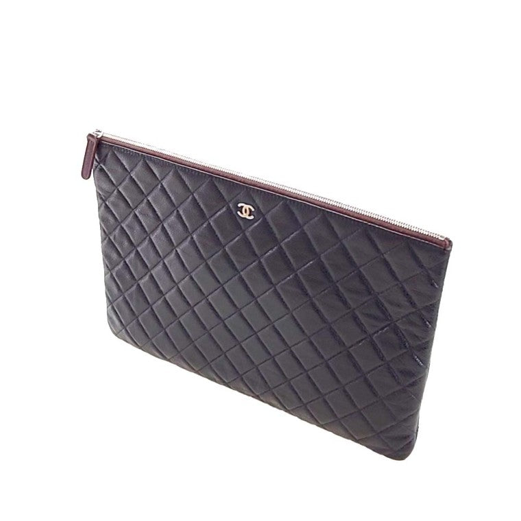 Chanel Caviar Clutch Large