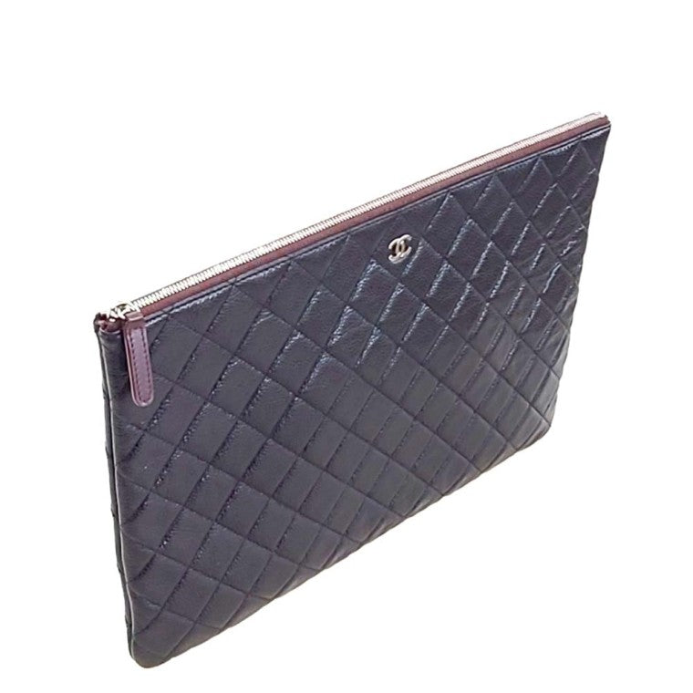 Chanel Caviar Clutch Large