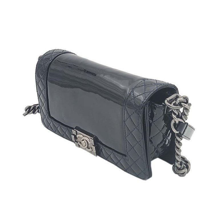 Chanel Boy Patent Medium Shoulder Bag