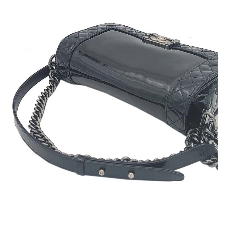 Chanel Boy Patent Medium Shoulder Bag