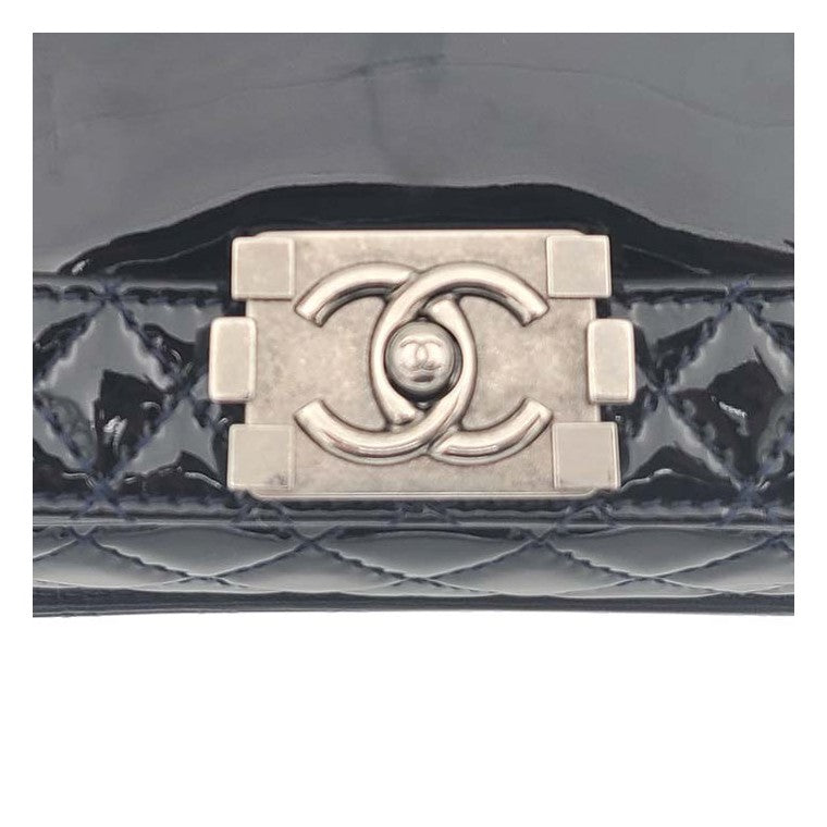 Chanel Boy Patent Medium Shoulder Bag