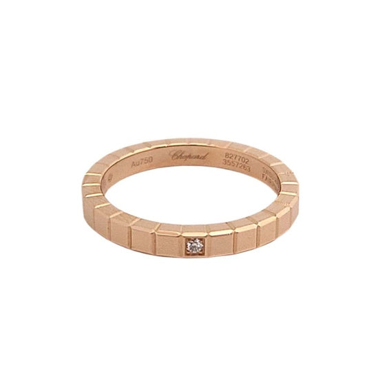 Chopard Ice Cube Pink Gold Ring