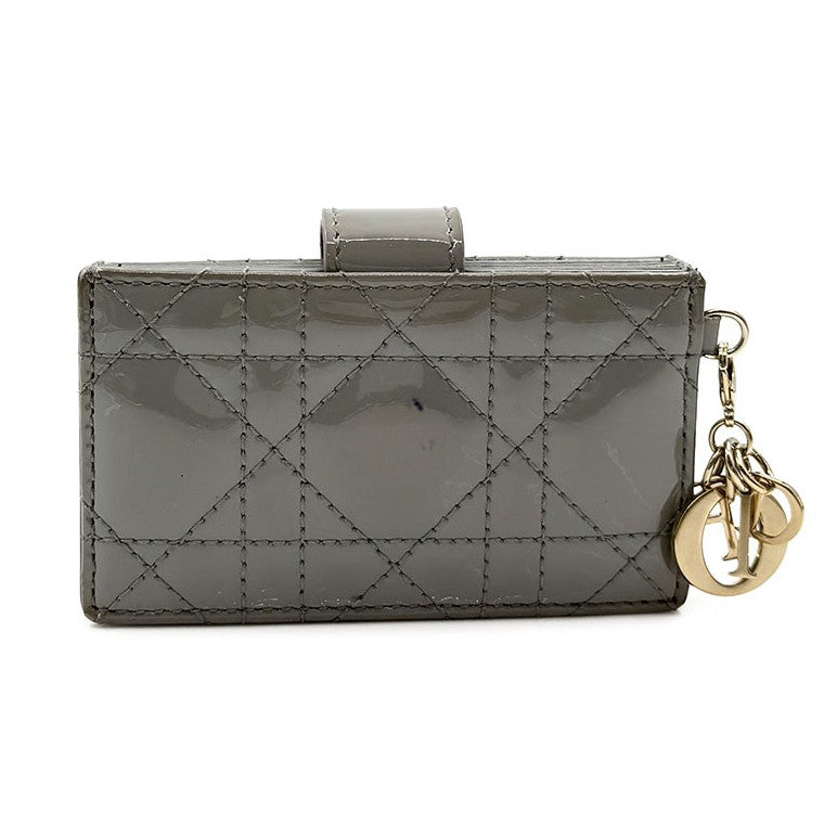 Christian Dior Patent Accordion Card Holder