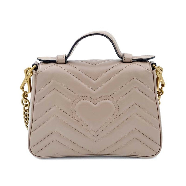Gucci Marmont Mini Top Handle Crossbody Bag (547260)