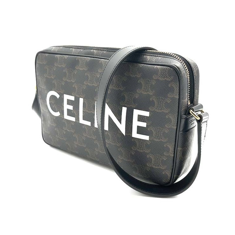 Celine Logo Crossbody Bag Medium (194502)