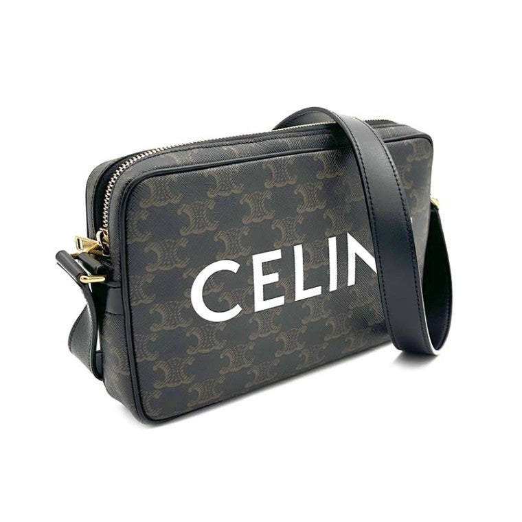 Celine Logo Crossbody Bag Medium (194502)