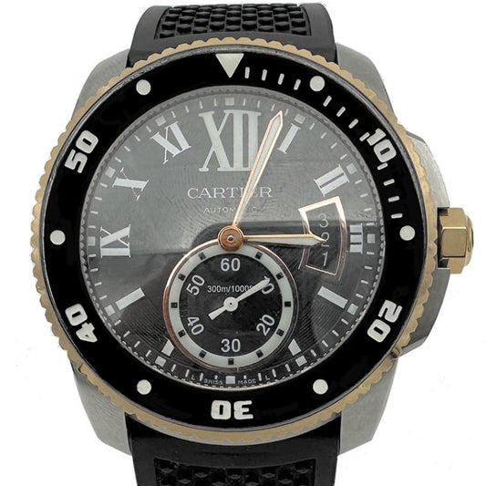 Cartier Calibre Diver Two-Tone Watch (3729)