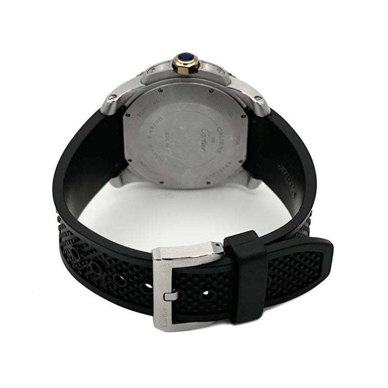 Cartier Calibre Diver Two-Tone Watch (3729)