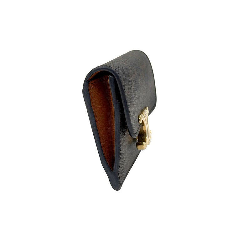 Celine Triomphe flap card wallet