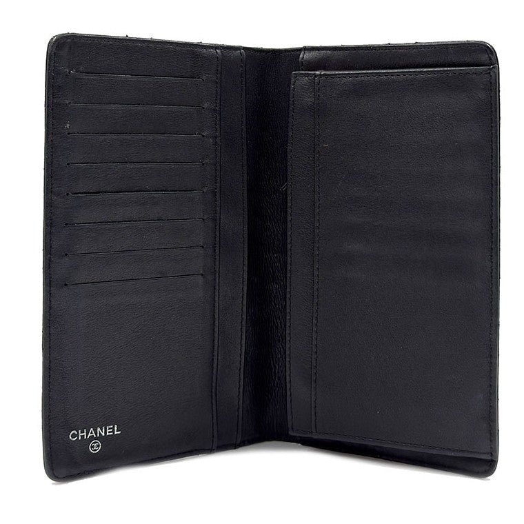 Chanel patent long wallet