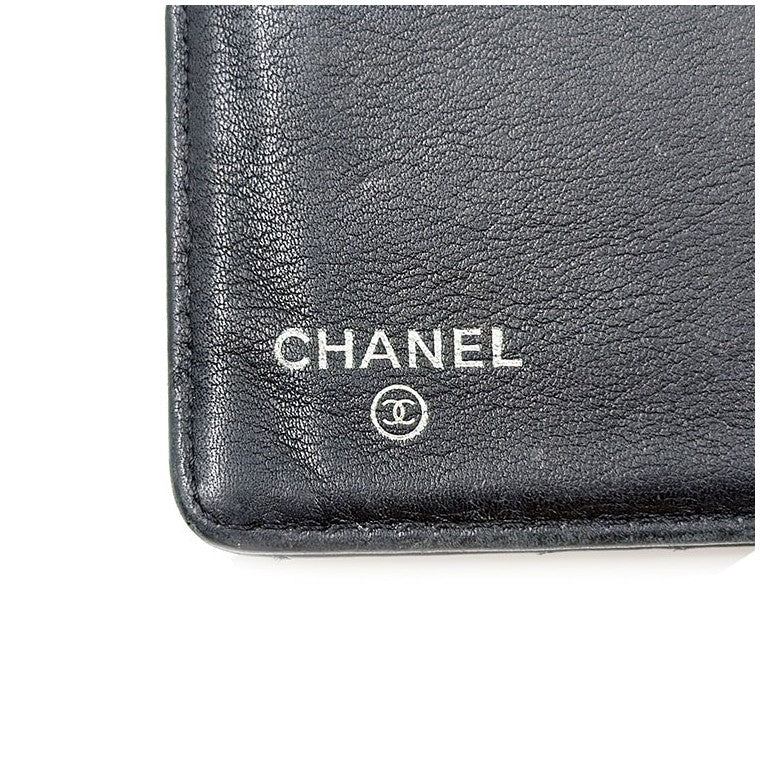 Chanel patent long wallet