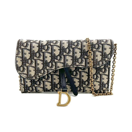 Dior Oblique WOC Chain Crossbody Bag