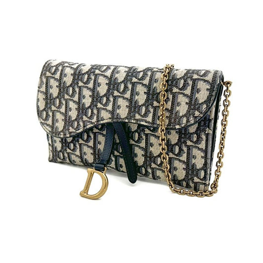 Dior Oblique WOC Chain Crossbody Bag
