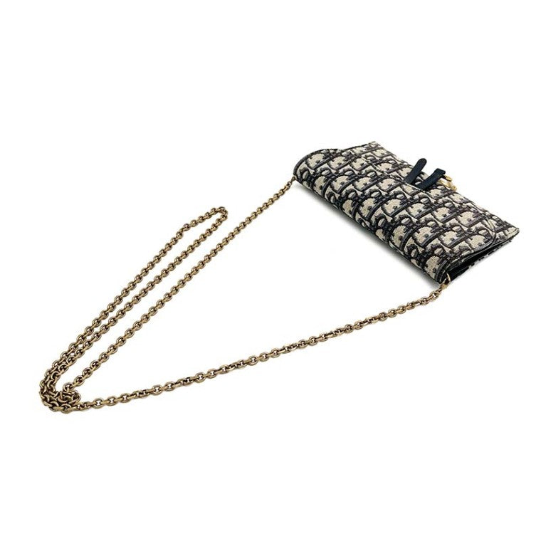 Dior Oblique WOC Chain Crossbody Bag