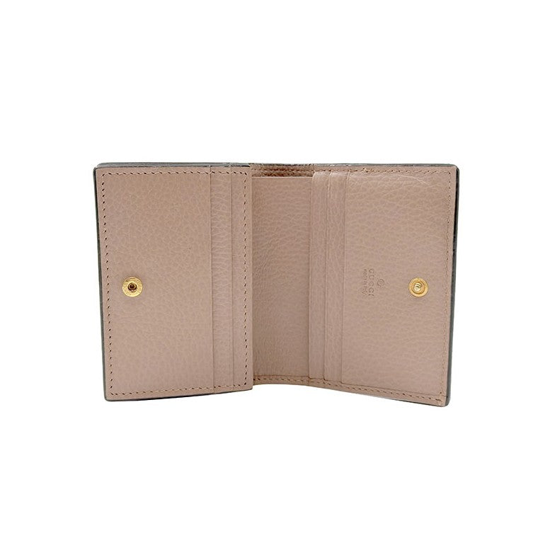 Gucci GG Marmont Bicolor Card Case Wallet (658610)